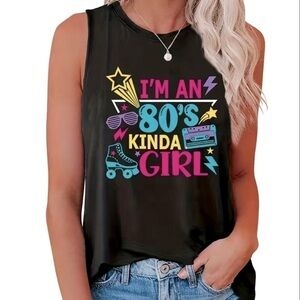 I’m an 80’s Kind of Girl Jersey Tank